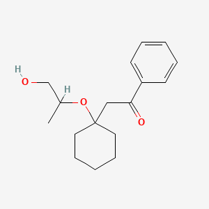 Ethanone, 2-[1-(2-hydroxy-1-methylethoxy)cyclohexyl]-1-phenyl-