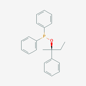 molecular formula C22H23OP B12531596 (2S)-2-Phenylbutan-2-yl diphenylphosphinite CAS No. 820961-80-6