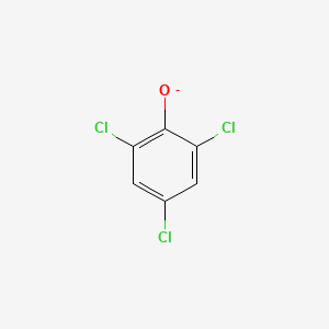 molecular formula C6H2Cl3O- B1253160 2,4,6-Trichlorophenolate 