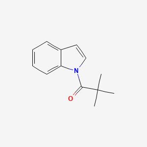 molecular formula C13H15NO B12531601 1H-Indole, 1-(2,2-dimethyl-1-oxopropyl)- CAS No. 70957-04-9