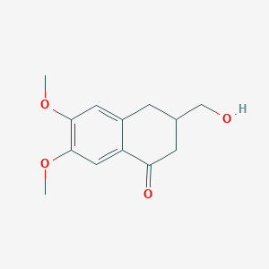 3-(Hydroxymethyl)-6,7-dimethoxy-3,4-dihydronaphthalen-1(2H)-one