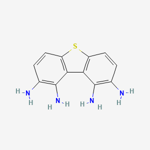 molecular formula C12H12N4S B12531674 Dibenzo[b,d]thiophene-1,2,8,9-tetramine CAS No. 866363-55-5