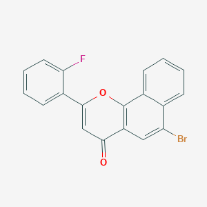 6-Bromo-2-(2-fluorophenyl)-4H-naphtho[1,2-b]pyran-4-one