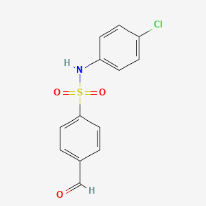 Benzenesulfonamide, N-(4-chlorophenyl)-4-formyl-