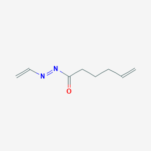 1-[(E)-Ethenyldiazenyl]hex-5-en-1-one