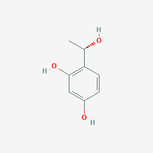 molecular formula C8H10O3 B12531717 4-[(1S)-1-Hydroxyethyl]benzene-1,3-diol CAS No. 669088-57-7