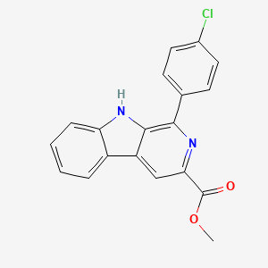 methyl 1-(4-chlorophenyl)-9H-pyrido[3,4-b]indole-3-carboxylate