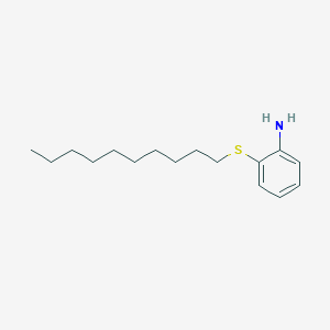 molecular formula C16H27NS B12531727 2-(Decylsulfanyl)aniline CAS No. 141945-26-8