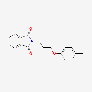 molecular formula C18H17NO3 B12531746 2-[3-(4-methylphenoxy)propyl]-1H-isoindole-1,3(2H)-dione CAS No. 651359-53-4