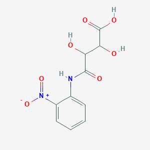 Butanoic acid, 2,3-dihydroxy-4-[(nitrophenyl)amino]-4-oxo-