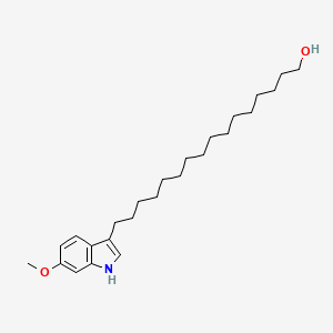 1H-Indole-3-hexadecanol, 6-methoxy-