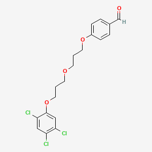 4-{3-[3-(2,4,5-Trichlorophenoxy)propoxy]propoxy}benzaldehyde