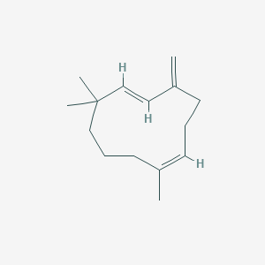 molecular formula C15H24 B1253183 (1Z,6E)-gamma-humulene 