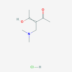 3-[(Dimethylamino)methyl]-4-hydroxypent-3-en-2-one;hydrochloride