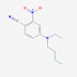 Benzonitrile, 4-(butylethylamino)-2-nitro-