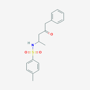 Benzenesulfonamide, 4-methyl-N-(1-methyl-3-oxo-4-phenylbutyl)-