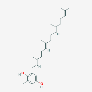molecular formula C27H40O2 B1253190 2-Methyl-6-geranylgeranyl-1,4-benzoquinol 