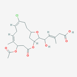 molecular formula C23H31ClO8 B1253198 Oocydin A 