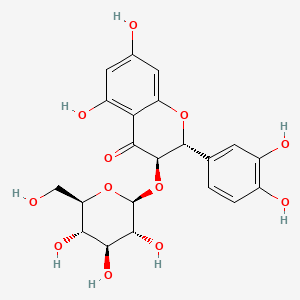 molecular formula C21H22O12 B1253199 槲皮素-3-葡萄糖苷 CAS No. 27297-45-6