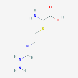 Amino({2-[(E)-(hydrazinylmethylidene)amino]ethyl}sulfanyl)acetic acid