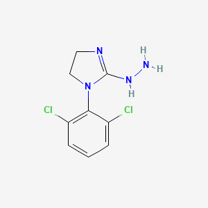 1-(2,6-Dichlorophenyl)-2-hydrazinyl-4,5-dihydro-1H-imidazole