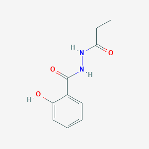 molecular formula C10H12N2O3 B1253209 2-羟基-N'-丙酰基苯甲酰肼 