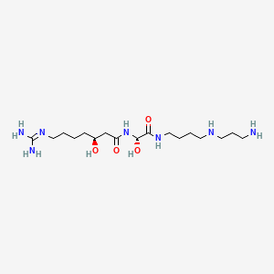 molecular formula C17H37N7O4 B1253210 Spergualin CAS No. 80902-43-8