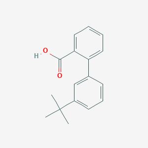 molecular formula C17H18O2 B12532115 3'-(tert-Butyl)-[1,1'-biphenyl]-2-carboxylic acid 