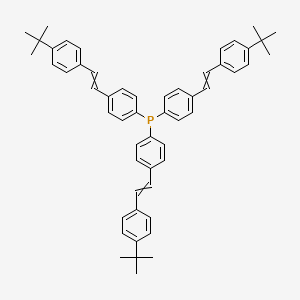 Tris{4-[2-(4-tert-butylphenyl)ethenyl]phenyl}phosphane