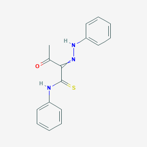 3-Oxo-N-phenyl-2-(2-phenylhydrazinylidene)butanethioamide