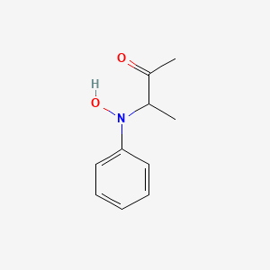 3-[Hydroxy(phenyl)amino]butan-2-one