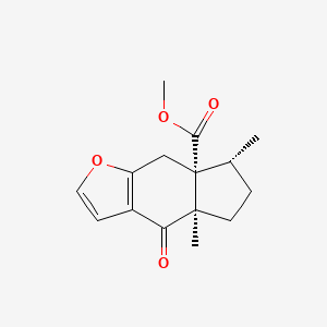 molecular formula C15H18O4 B1253214 Norpinguisone Methyl Ester 