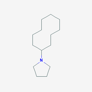 molecular formula C14H27N B12532163 1-Cyclodecylpyrrolidine CAS No. 685088-33-9