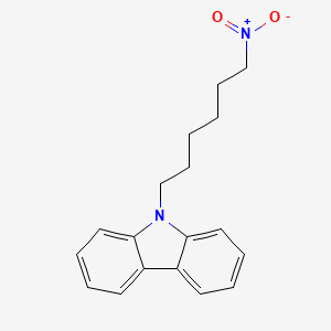 molecular formula C18H20N2O2 B12532179 9-(6-Nitrohexyl)-9H-carbazole CAS No. 675585-23-6