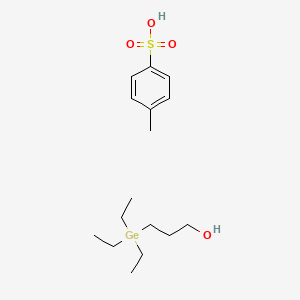 molecular formula C16H30GeO4S B12532208 4-Methylbenzene-1-sulfonic acid--3-(triethylgermyl)propan-1-ol (1/1) CAS No. 827032-61-1