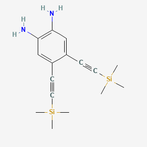 4,5-Bis[(trimethylsilyl)ethynyl]benzene-1,2-diamine