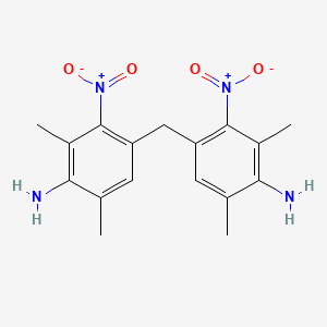 molecular formula C17H20N4O4 B12532226 4,4'-Methylenebis(2,6-dimethyl-3-nitroaniline) CAS No. 834902-00-0