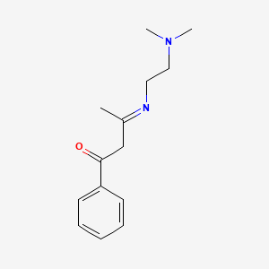 molecular formula C14H20N2O B12532230 (3E)-3-{[2-(Dimethylamino)ethyl]imino}-1-phenylbutan-1-one CAS No. 831194-42-4