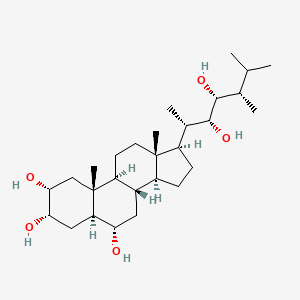 molecular formula C28H50O5 B1253224 6α-羟基蜕皮甾酮 