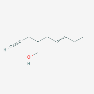 molecular formula C10H16O B12532256 2-(Prop-2-yn-1-yl)hept-4-en-1-ol CAS No. 656234-79-6