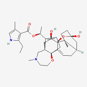 B1253226 Homobatrachotoxin CAS No. 23509-17-3