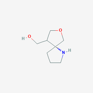 7-Oxa-1-azaspiro[4.4]nonane-9-methanol, (5R,9R)-rel-