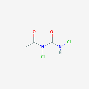 molecular formula C3H4Cl2N2O2 B12532334 N-Chloro-N-(chlorocarbamoyl)acetamide CAS No. 678987-39-8