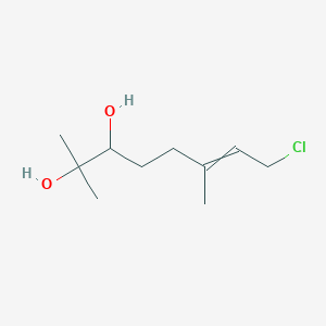 8-Chloro-2,6-dimethyloct-6-ene-2,3-diol