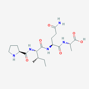 molecular formula C19H33N5O6 B12532368 L-Prolyl-L-isoleucyl-L-glutaminyl-L-alanine CAS No. 798541-07-8