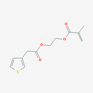 2-{[(Thiophen-3-yl)acetyl]oxy}ethyl 2-methylprop-2-enoate