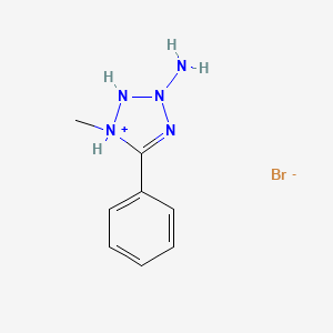 3-Amino-1-methyl-5-phenyl-2,3-dihydro-1H-tetrazol-1-ium bromide