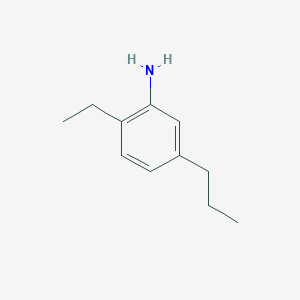 molecular formula C11H17N B12532451 2-Ethyl-5-propylaniline CAS No. 721884-94-2