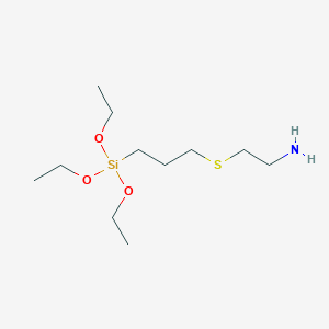 2-{[3-(Triethoxysilyl)propyl]sulfanyl}ethan-1-amine