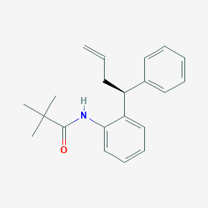 2,2-Dimethyl-N-{2-[(1S)-1-phenylbut-3-en-1-yl]phenyl}propanamide